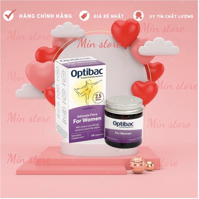 (HÀNG CHÍNH HÃNG) Men vi sinh Optibac tím cho phụ nữ