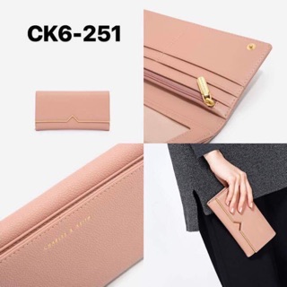 [Charles and Keith] (Hàng auth CnK) ví CK6-251