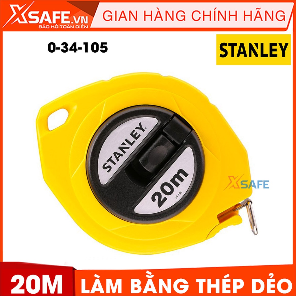 Thước cuộn thép STANLEY lưỡi thép dẻo Thước cuộn Stanley có thiết kế nhỏ gọn, vỏ nhựa ABS bọc cao su chắc chắn