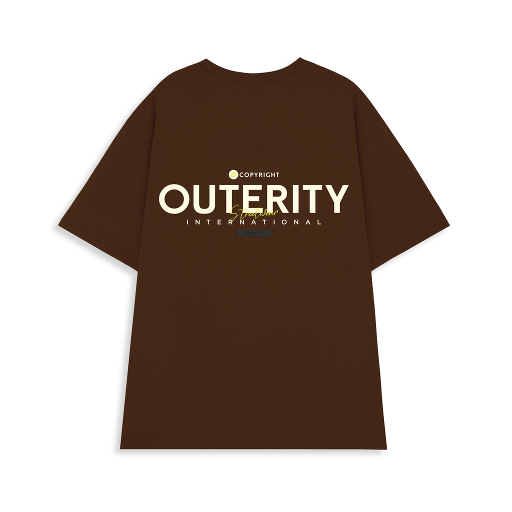 Áo thun nam nữ local brand unisex Outerity MultiFont v3.0 / ORT.B 154