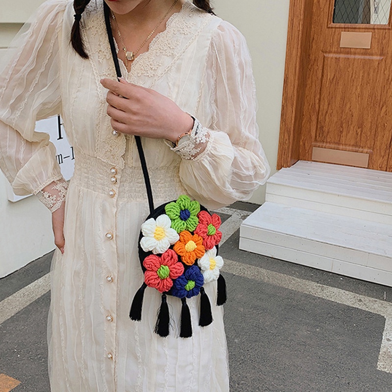 IELGY Túi Đeo Vai Đan Lát Thiết Kế Đơn Giản Thời Trang Cho Nữ