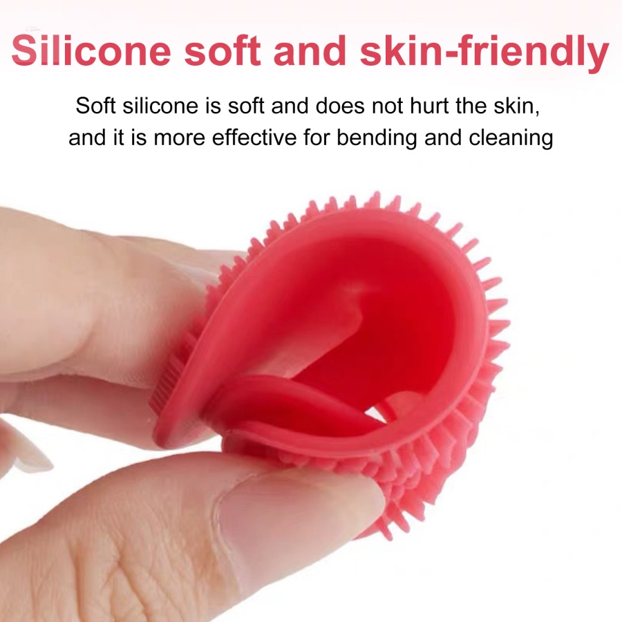 Bàn Chải Silicone Rửa Mặt Làm Sạch Sâu Loại Bỏ Mụn Đầu Đen