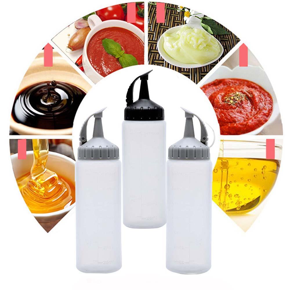 Bình Đựng Sốt Có Nắp Đậy Tiện Dụng Dành Cho Nhà Bếp