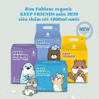 Bỉm Enblanc KEEP FRIEND nội địa Hàn quốc (mẫu mới 2020) đủ size dán/quần S40,M32,L28,XL24, XXL18_SU307