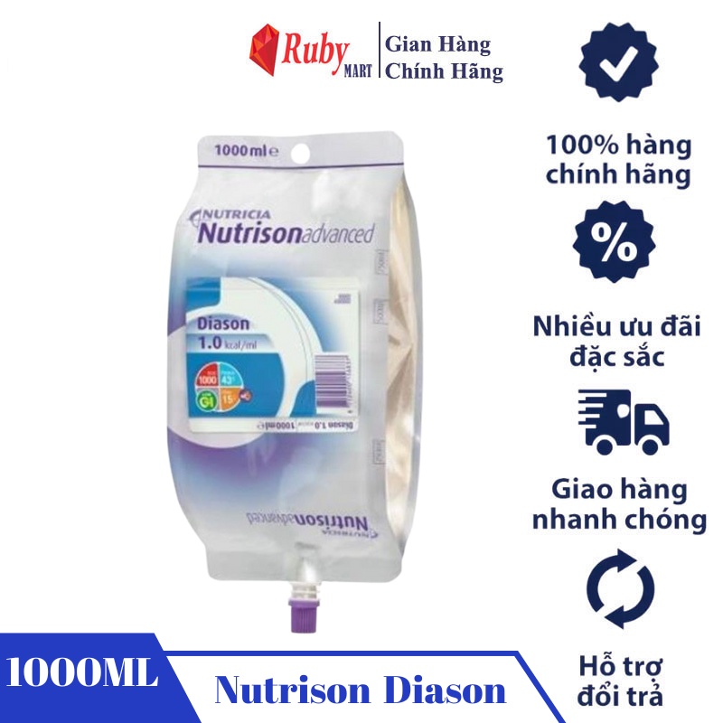 Sữa Nutrison Dinh Dưỡng Chuyên Biệt Qua Ống Thông của Nutricia Hà Lan 1000ml