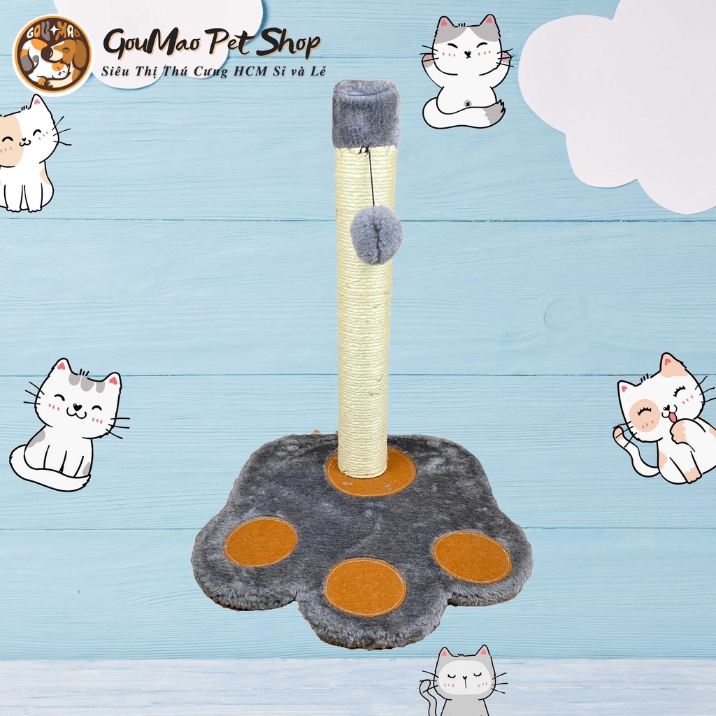 [Giá hủy diệt] Trụ cào móng cho mèo 2 tầng - Goumao pet