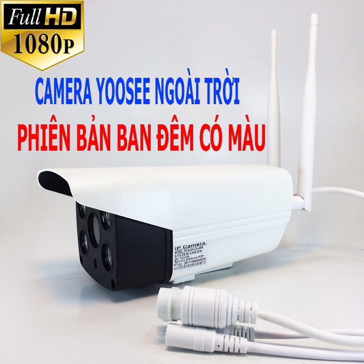 [NHẬP ELMIJUNE HOÀN 40K XU] CAMERA WIFI NGOÀI TRỜI YOOSEE HÌNH ẢNH 1080P TẶNG THẺ NHỚ 32GB