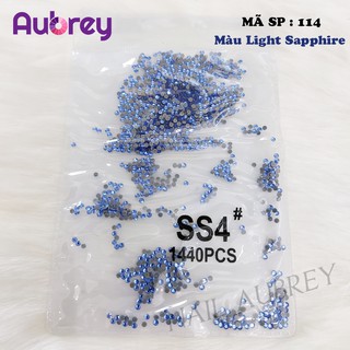 [Mã SP 114] Đá Nail Chân Lưới Mặt Cắt Đá Màu Light Sapphire