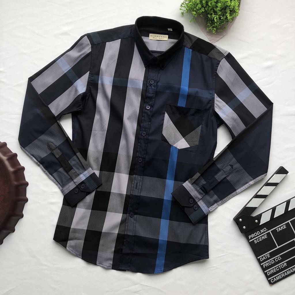 [Giá Sập Sàn] Sơ Mi BBR Họa Tiết Kẻ Nhiều Màu,From Dáng Chuẩn,Không Xù Không Bai Nhão - Áo Sơ Mi Nam Dài Tay | BigBuy360 - bigbuy360.vn