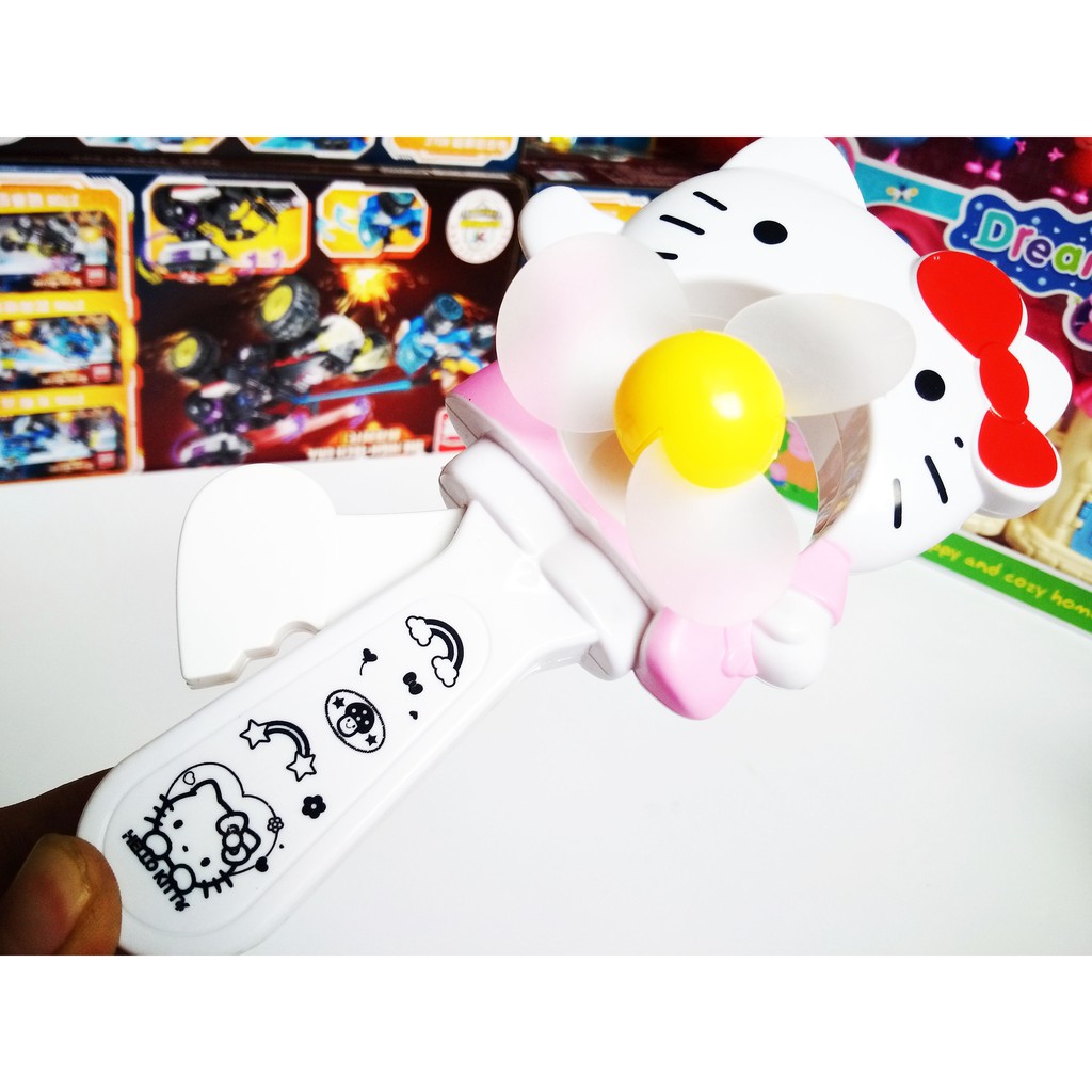 Quạt cầm tay hello kitty 6388