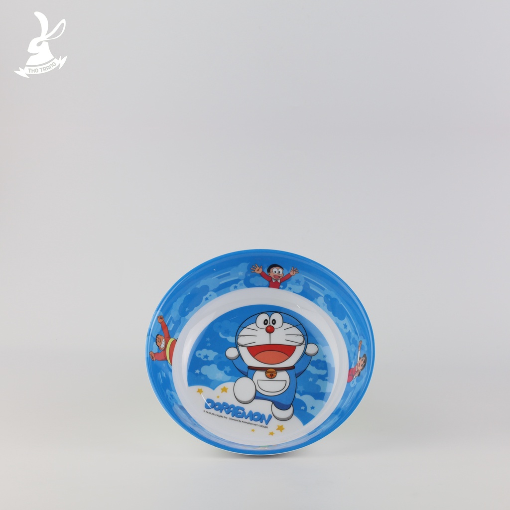 Bộ chén dĩa ăn dặm trẻ em hoa văn Doraemon Sky cao cấp thương hiệu Superware