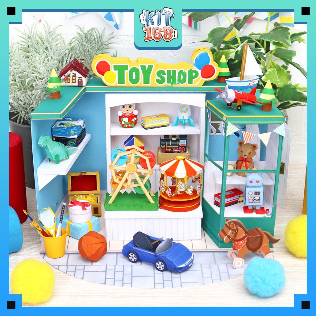 Mô hình giấy kiến trúc Cửa hàng đồ chơi