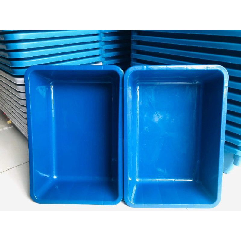 Khay Nhựa 16 Lít( Đế tròn) Trồng Rau, Nuôi Cá, Form Cá Guppy, Betta 50×35×13cm