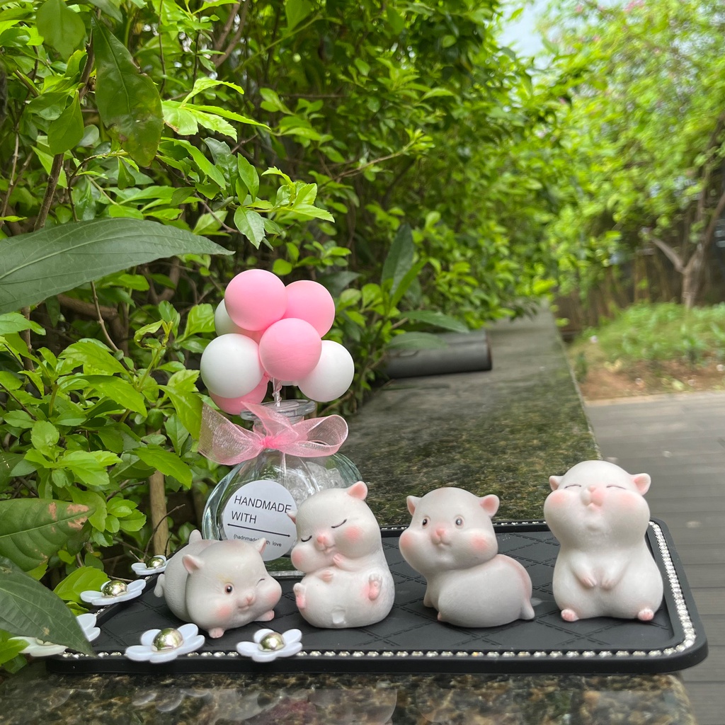 Mô Hình Trang Trí Những Chú Chuột Đáng Yêu - Trang Trí Nhà Cửa, Taplo Ô Tô, Bàn Làm Việc, Phòng Khách -Easylife_car86
