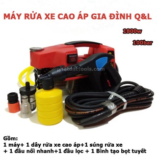 Máy rửa xe mini gia đình QL
