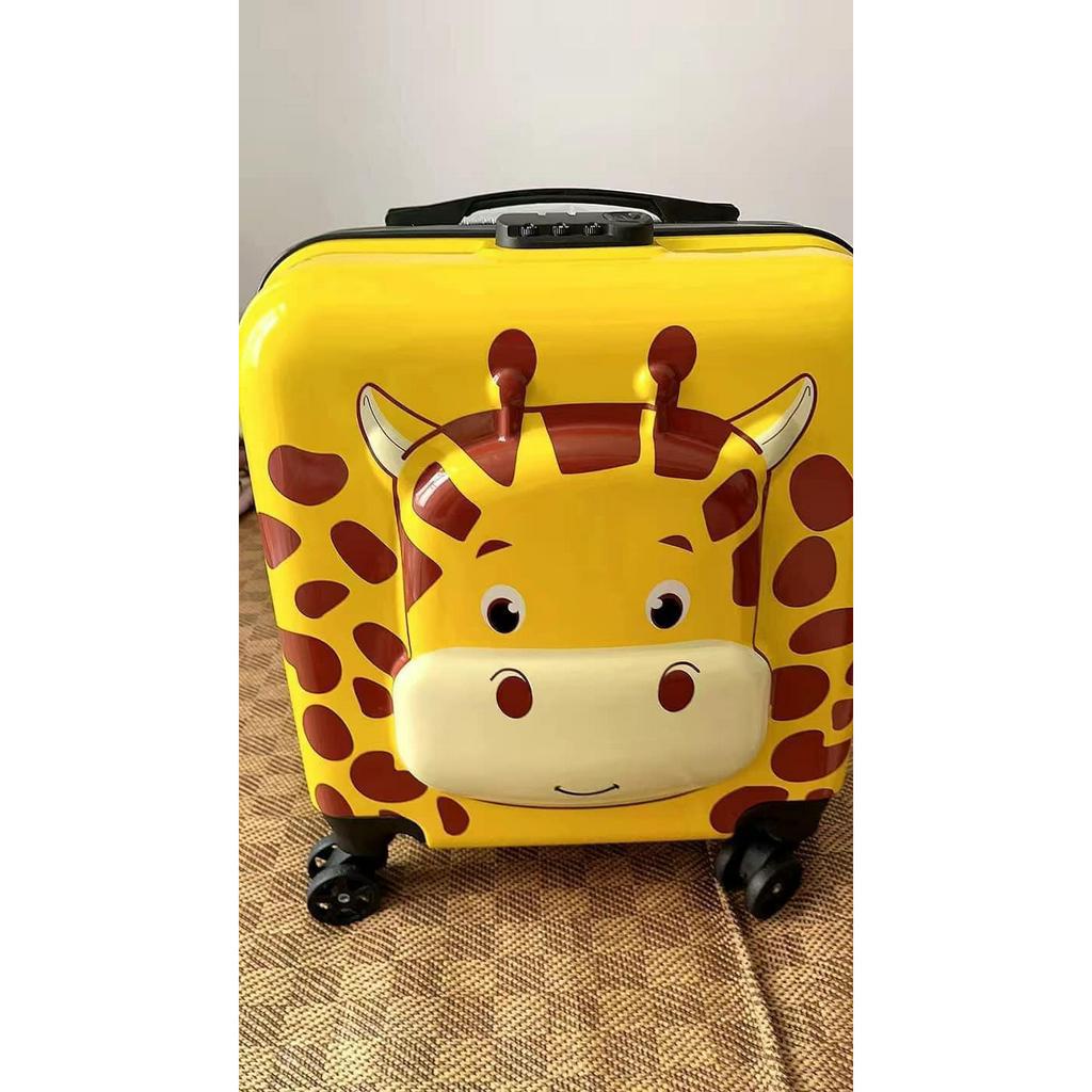 Vali kéo Du Lịch Cho bé Hình Hươu Cười Màu Vàng Đáng Yêu Giá Rẻ Vali Chắc Chắn