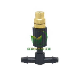 Đầu phun sương - 10 đầu phun sương đồng, tê nối ống 6mm - VPSD01