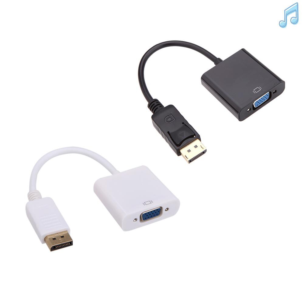 BY Hot-selling 1080p DP DisplayPort Male to VGA Female Converter Adapter Cable