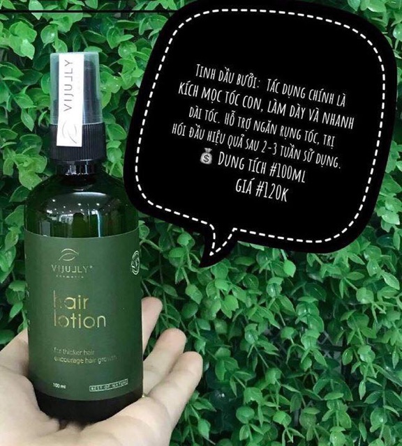 XỊT DƯỠNG TINH DẦU BƯỞI VIJULLY NGUYÊN CHẤT 100% (Tặng kẹp tóc) | BigBuy360 - bigbuy360.vn