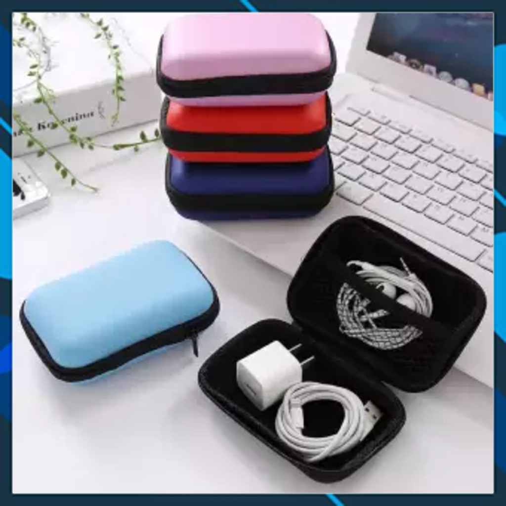 Bóp Đựng Sạc, Tai Nghe Loại Dài Chữ Nhật