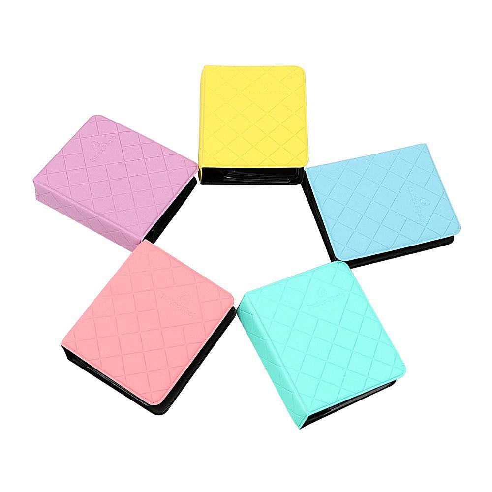 Album Ảnh 36 Ngăn Mini 1 Màu Macaron Giá Đỡ