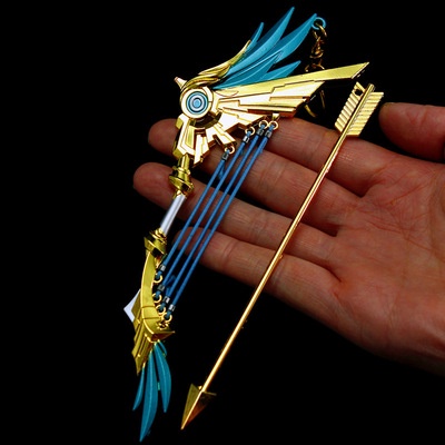 Mô hình móc khóa vũ khí Genshin Impact "Cánh Thiên Không - Skyward Harp" (Chất liệu kim loại)