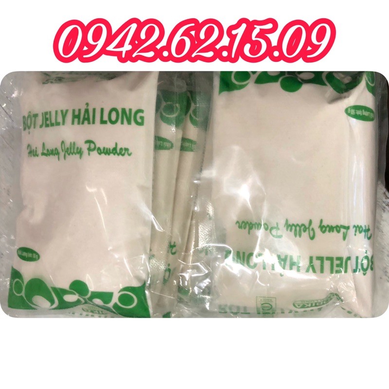 Bột Jelly dẻo Hải Long Agar Hải Phòng gói 500 gram quy cách 50 gr