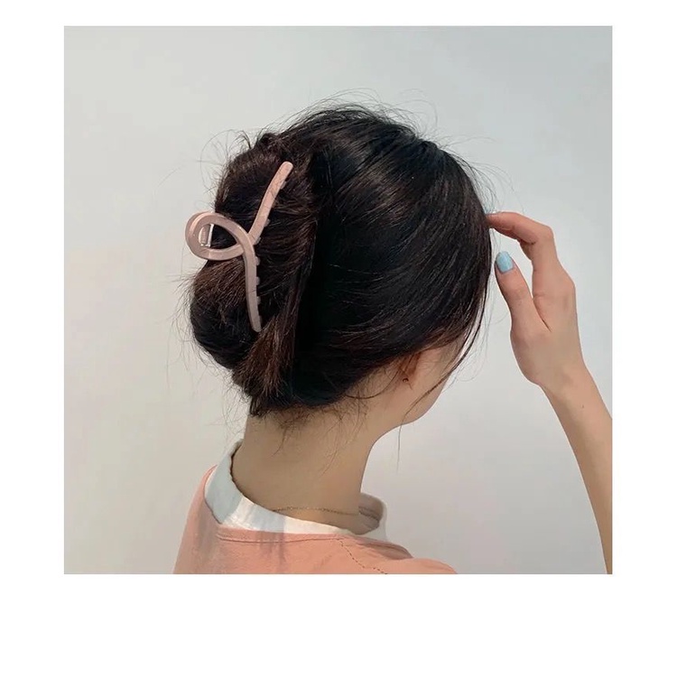 Kẹp tóc nhựa màu 10.5cm 5 mẫu
