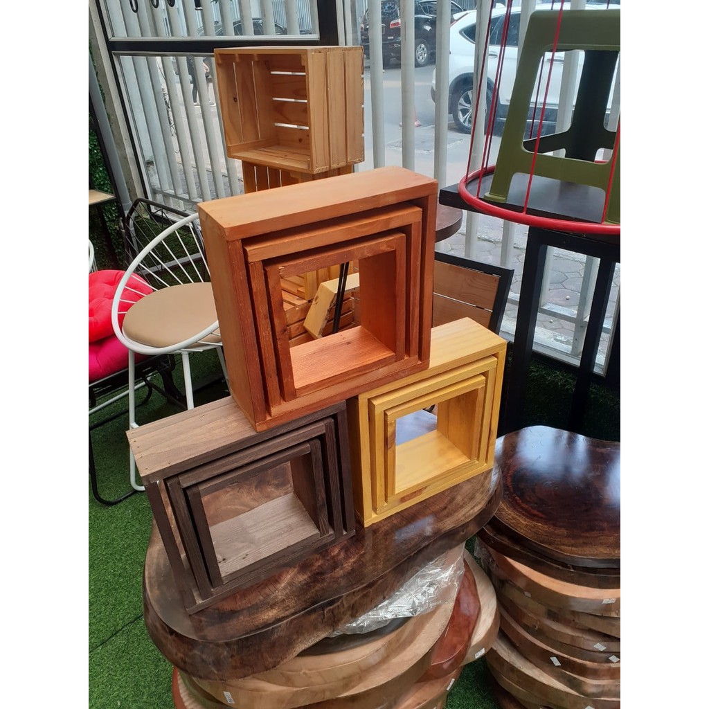 Kệ treo tường 3 ô vuông| kệ ô vuông 3 ô HPKTT 23 | BigBuy360 - bigbuy360.vn