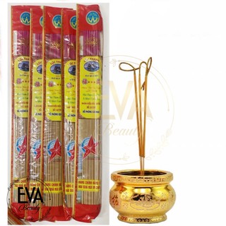 Combo 5 gói nhang trầm bắc cuộn tàn lộc thành hiệu hai quả núi 40 cm m3289
