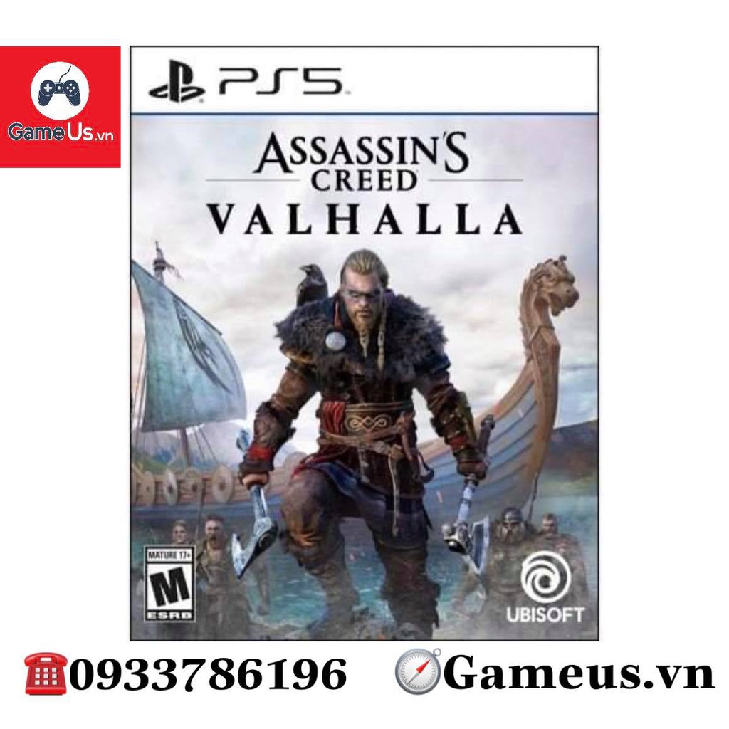 Đĩa game PS5 : Assassin's Creed Valhalla Hệ US