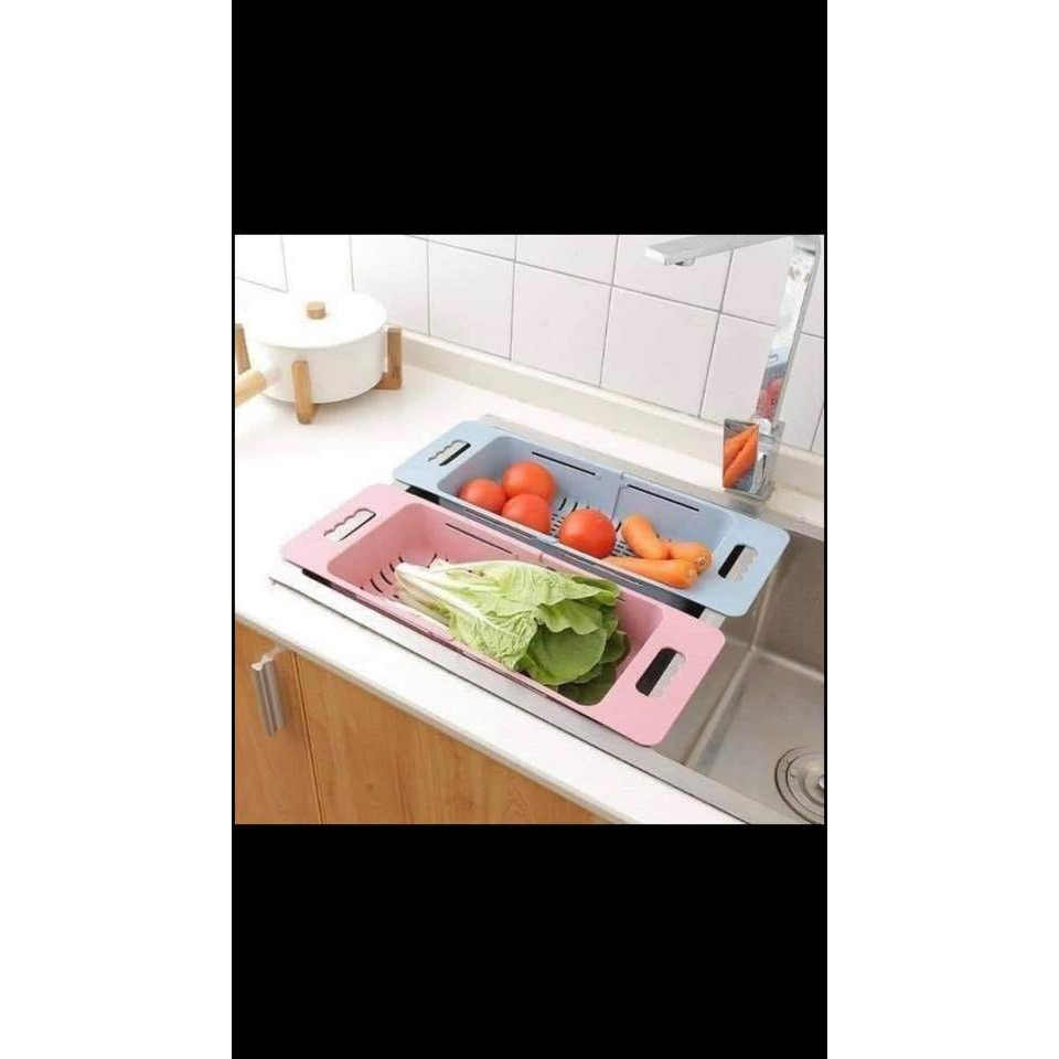 Rổ Nhựa Gác Ngang Bồn Rút Gọn Làm Từ Lúa Mạch