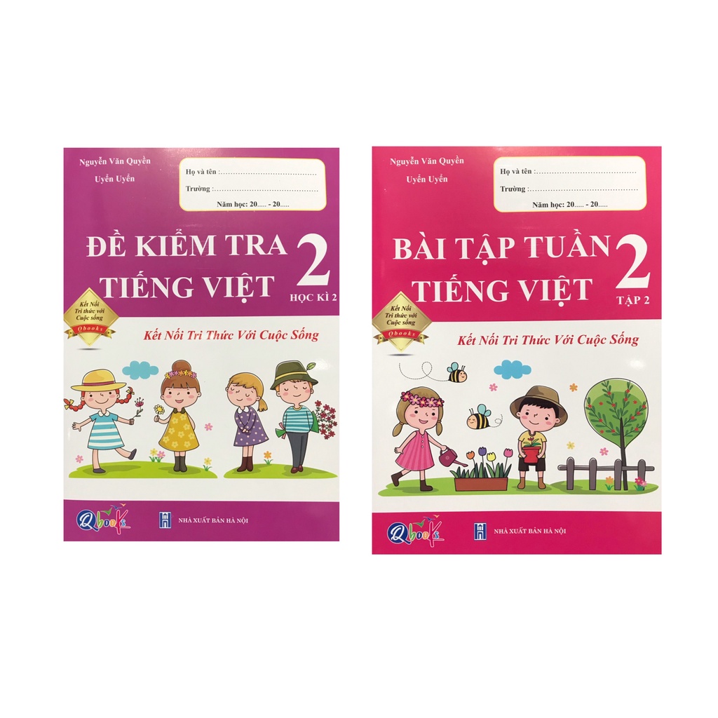 Sách - Combo Bài tập tuần tiếng việt 2 tập 2 + Đề kiểm tra tiếng việt 2 học kì 2 ( Kết Nối tri thức )