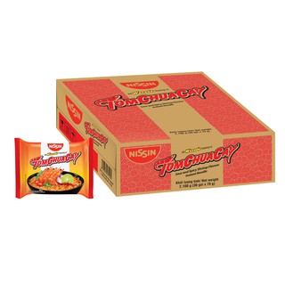 Thùng 30 Gói Mì Waxada Nissin Tôm chua cay 70g/gói