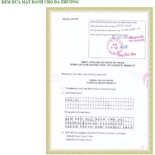 KEM RỬA MẶT SUEN