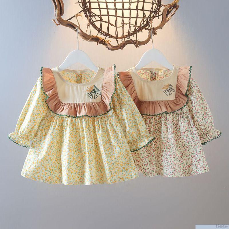 Đầm xoè Tutu hoạ tiết hoa dễ thương cho bé gái