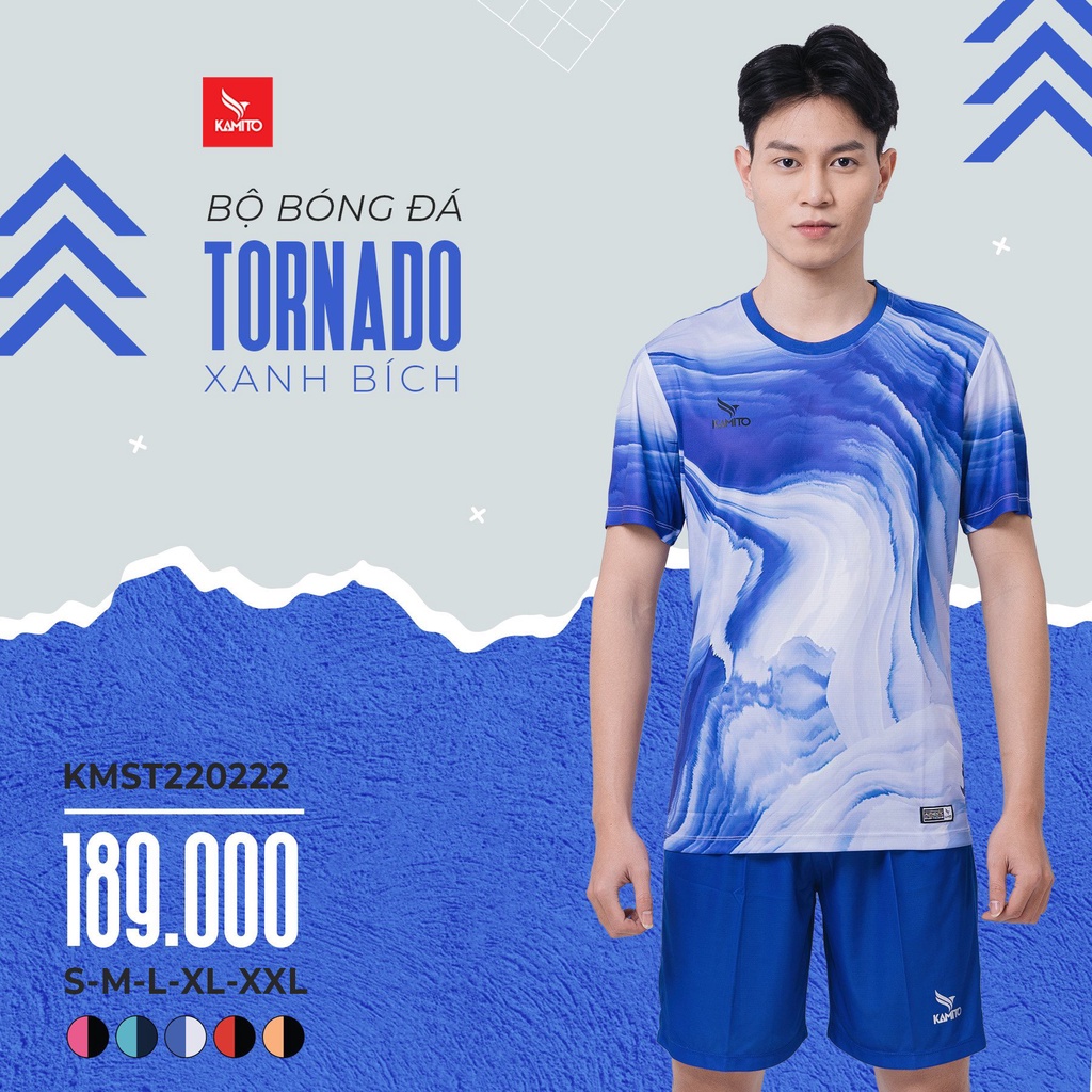 BỘ THỂ THAO KAMITO TORNADO HÀNG MỚI KMST220- GỒM NĂM MÀU NỔI BẬT