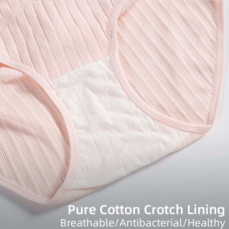 Quần lót cotton cạp thấp thoáng khí thoải mái thời trang dành cho phụ nữ mang thai