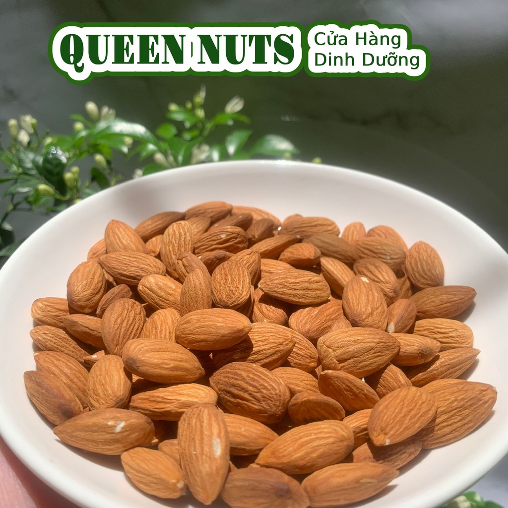 Hộp 500gr Hạt hạnh nhân sấy chín nhập khẩu Úc