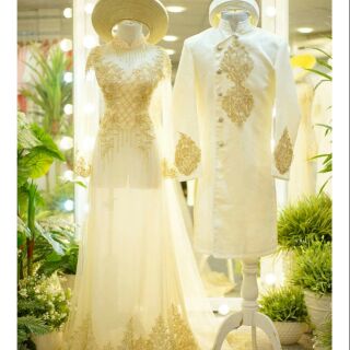 Cặp áo dài cưới