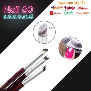 Cọ dặm omber đầu tròn vẽ móng