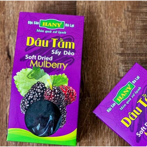 Dâu tằm sấy dẻo, hộp 180g Hany - 100% tự nhiên, thơm ngon
