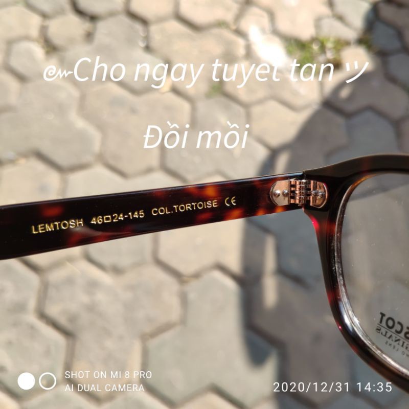 [New] Gọng Kính Cận MOSCOT LEMTOSH ( SIZE 46 ) Hàng Cao Cấp