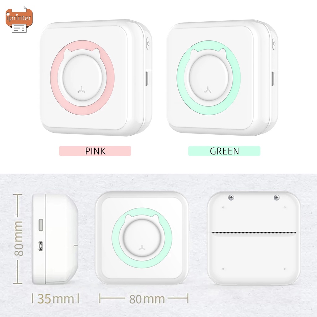 ✨Kho Sẵn Sàng✨ Máy In Nhiệt Mini Cầm tay Bluetooth 57x30mm  - Máy in ảnh, in tài liệu, in Phao, in nhãn dán in không cần mực