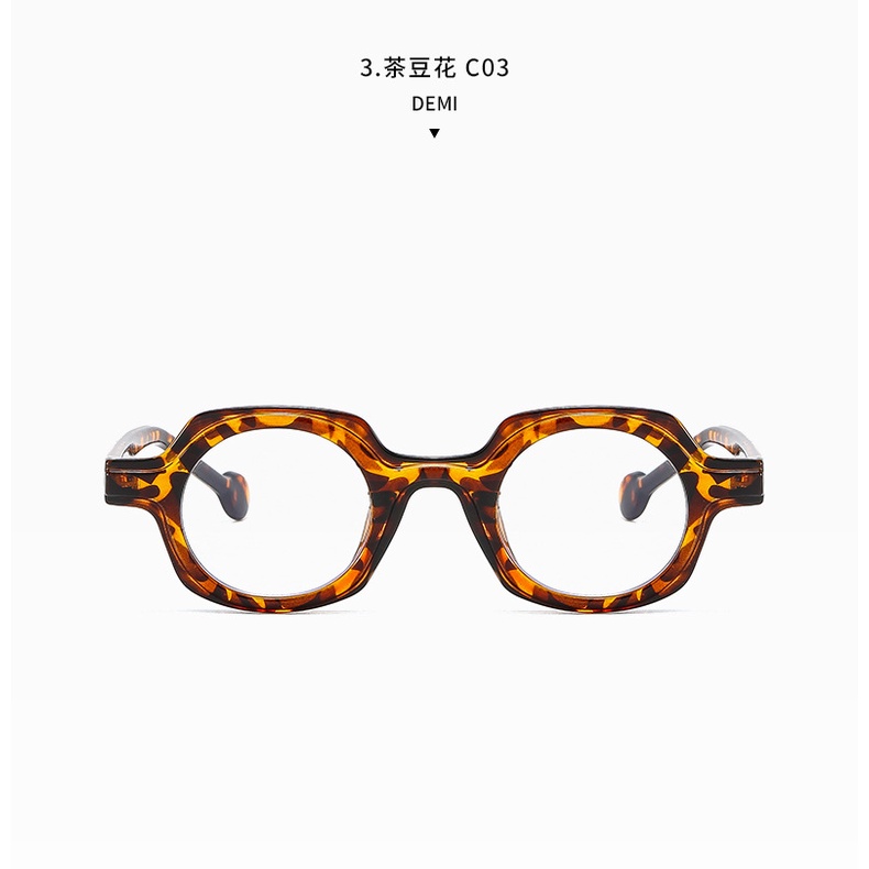 Kính Mát Gọng Tròn Chống Ánh Sáng Xanh Phong Cách Retro Cho Nam Nữ