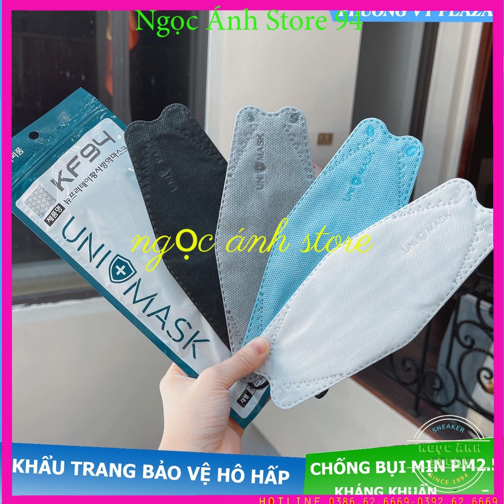 Set 50 Chiếc Khẩu trang 4 Lớp KF94 UNI MASK Chống Bụi Mịn Và Kháng Khuẩn Hàng Cao Cấp Hàn Quốc,Ngọc Ánh store