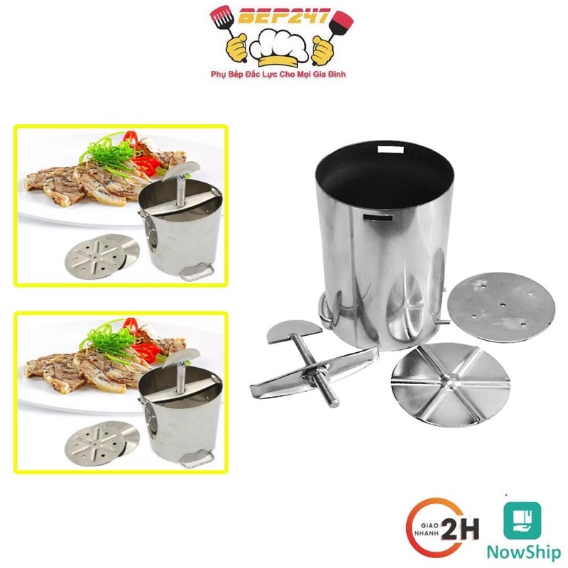 Khuôn Làm Giò Thủ Chuẩn Inox Cao Cấp 1kg-2kg,Khuôn Giò Xào Giò Lụa,Tháo Lắp Dễ Dàng Vệ Sinh