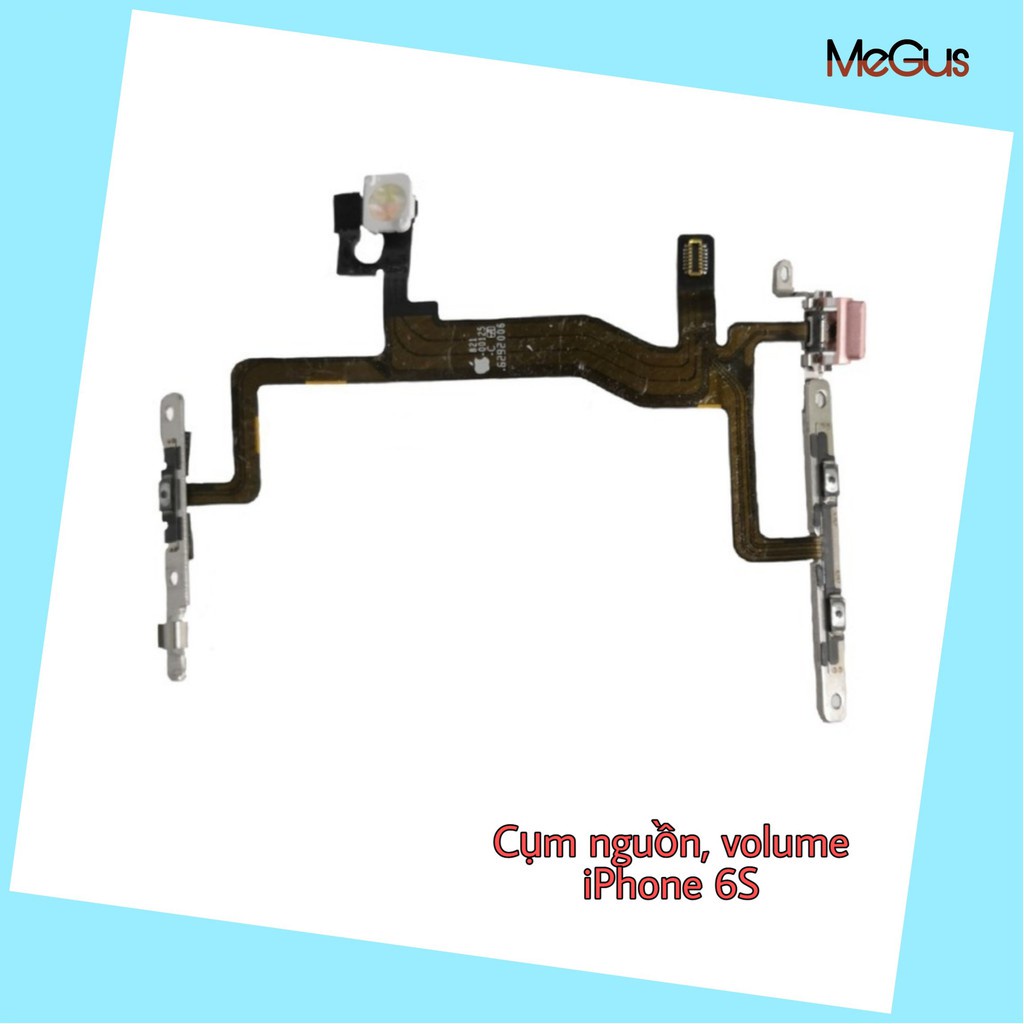 Cáp nguồn, volume, flash, gạt rung iphone 6s