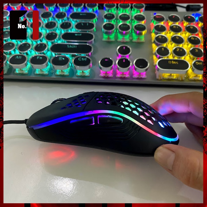 Chuột Gaming Máy Tính BOSSTON M750 Led Rgb Chuột Vi Tính Laptop Pc Chơi Game Có Dây Giá Rẻ