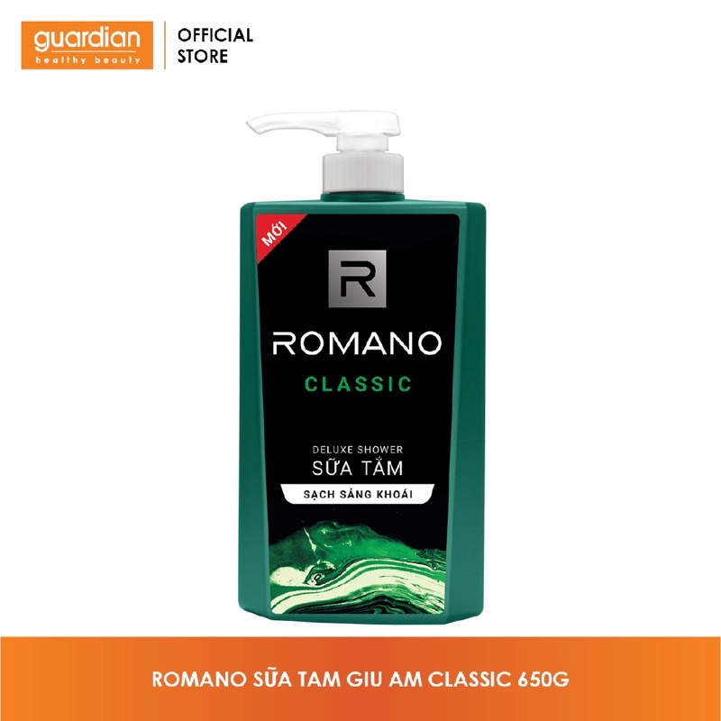SỮA TẮM HƯƠNG NƯỚC HOA ROMANO CLASSIC 650g